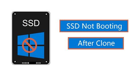 clone drive to ssd boot not working|make disk bootable after clone.